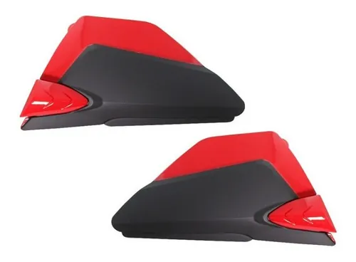 Cubiertas Laterales Izq/der Italika Ft125 Sport Negro/rojo